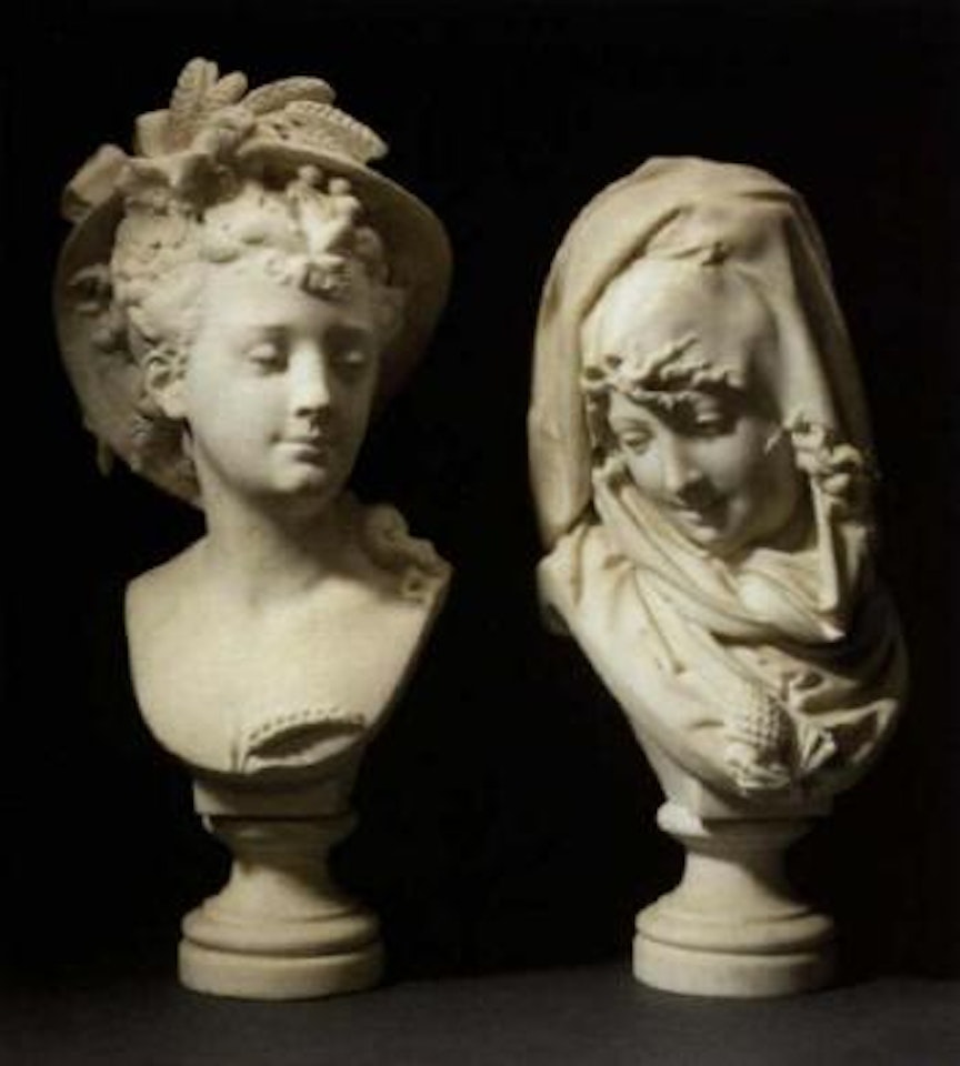 Bust of females by Albert-Ernest Carrier-Belleuse