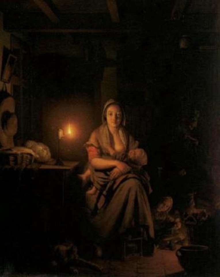 Tranquil moment by Petrus van Schendel