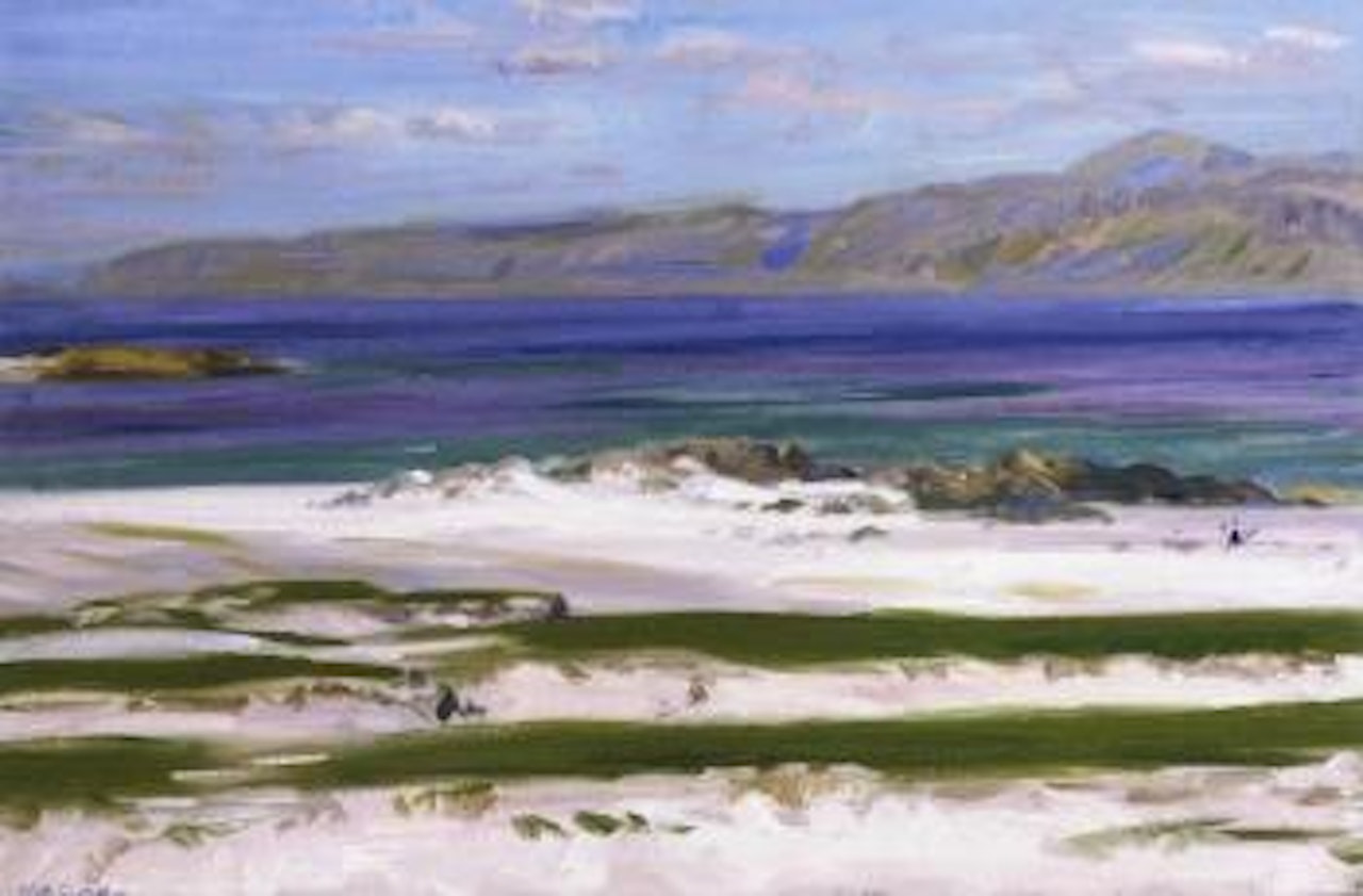 Iona Sound and Ben More by Francis Campbell Boileau Cadell