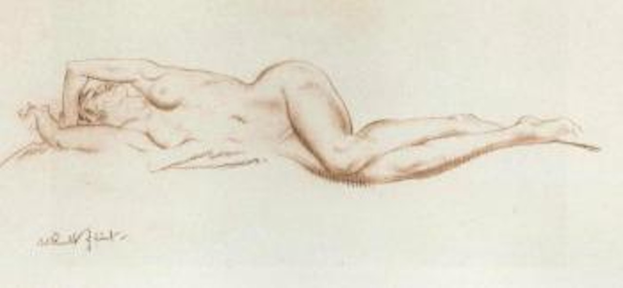 Reclining nude by William Russell Flint