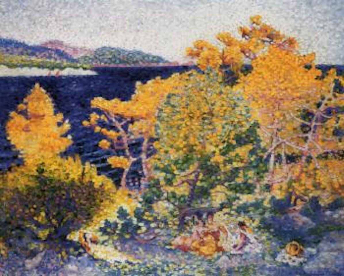 La sieste au bord de la mer by Henri Edmond Cross