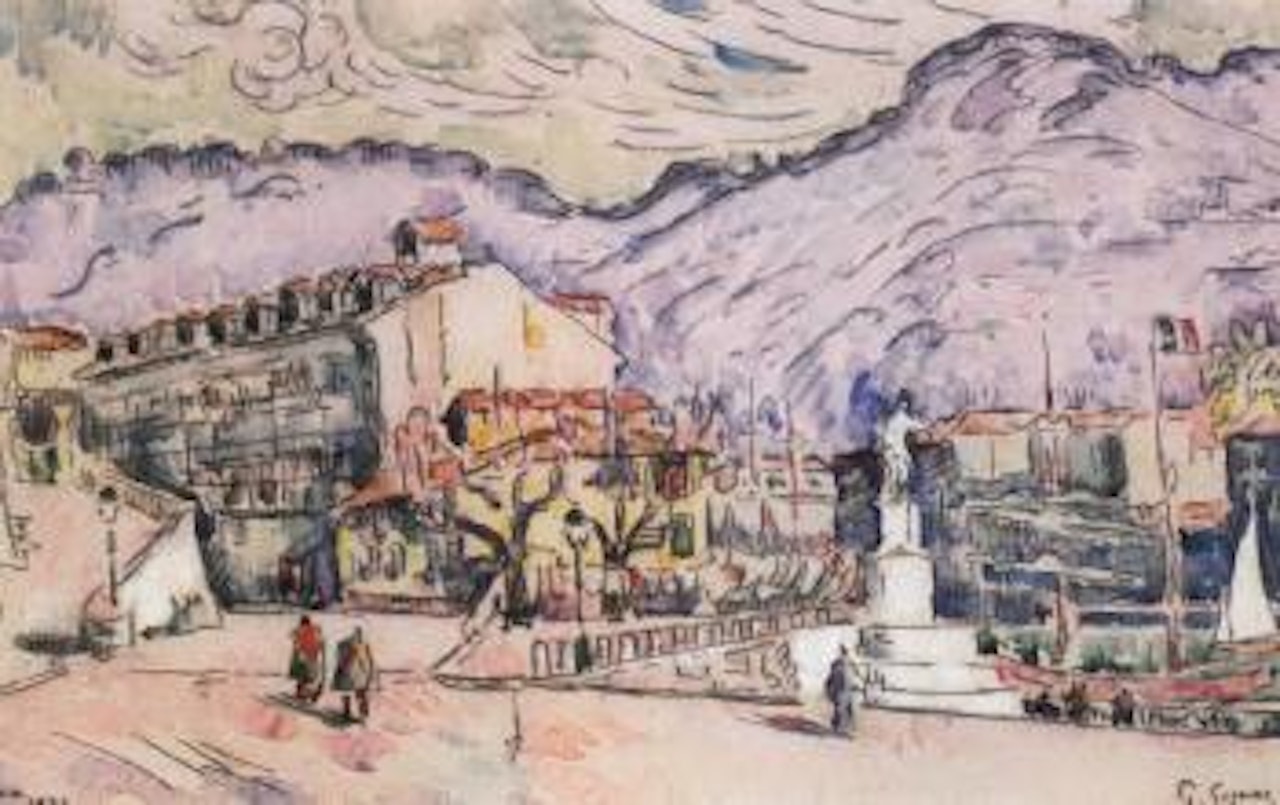 Le port de Nice by Paul Signac