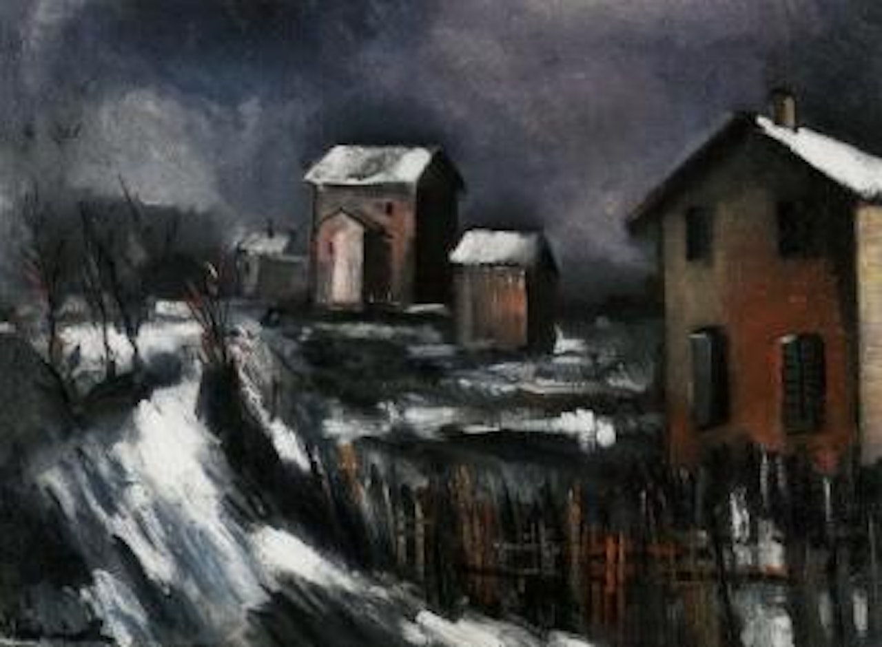 Maisons en hiver by Maurice de Vlaminck