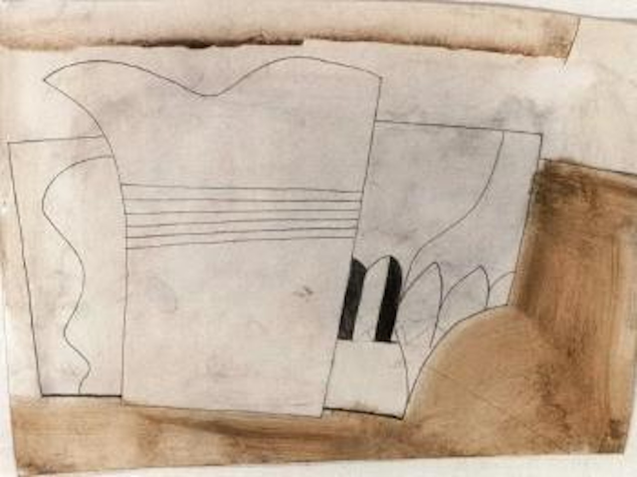 Glass with 5 Facets by Ben Nicholson, O.M.