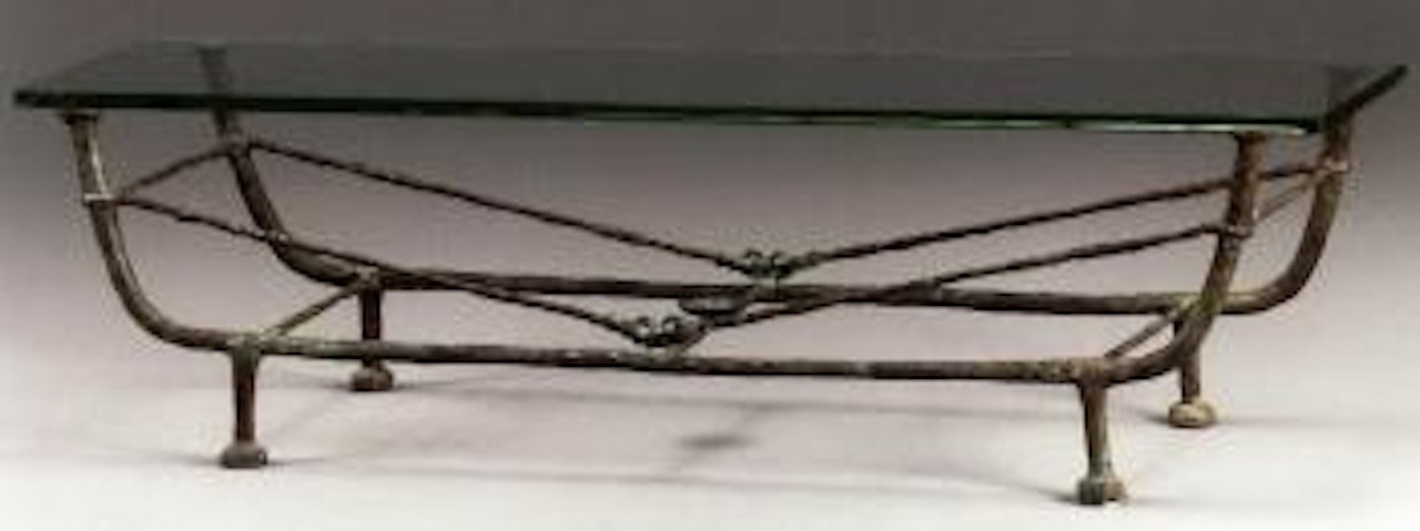 Table berceau, premiere version by Diego Giacometti