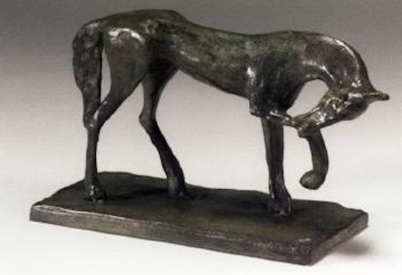 Etude cheval, modele ancien a la tete baissee by Diego Giacometti