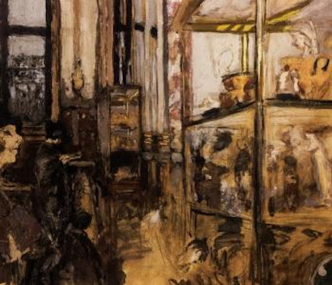 La salle Clarac au Louvre, etude 1 by Édouard Vuillard