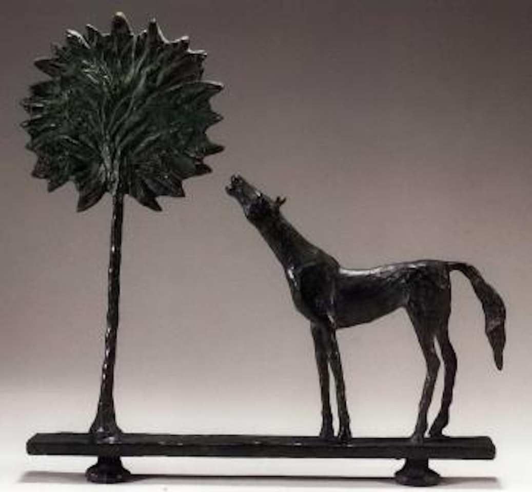 Paysage au cheval et au palmier by Diego Giacometti