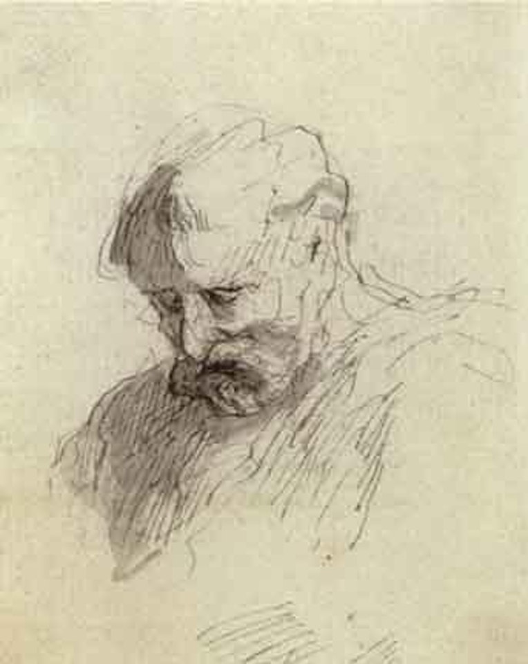 Tete d'homme by Honoré Daumier