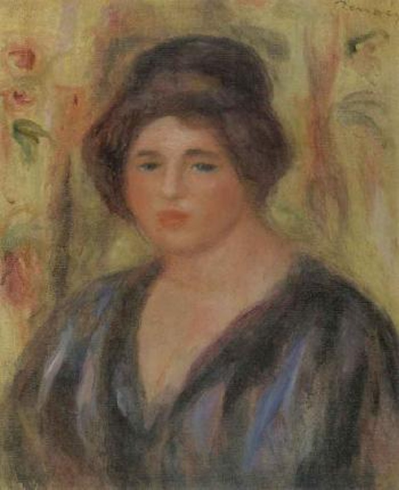 Tete de femme by Pierre-Auguste Renoir