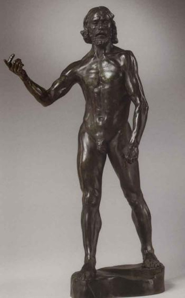 Saint Jean Baptiste prechant by Auguste Rodin
