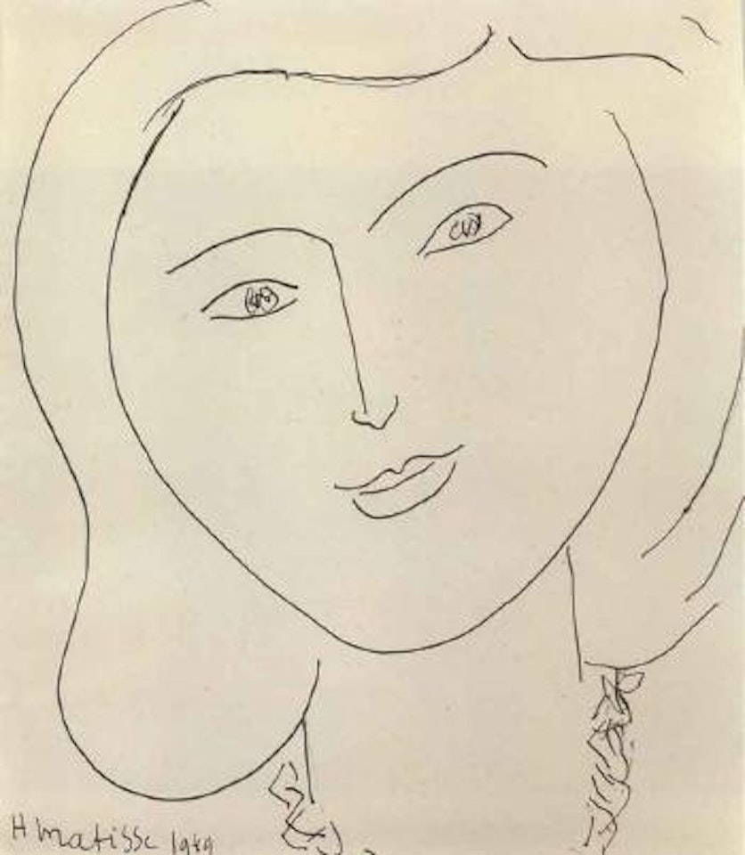 Tete de jeune femme by Henri Matisse