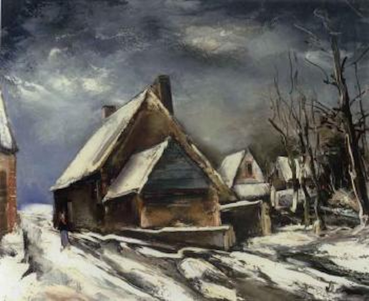 Paysage en hiver, Beauce by Maurice de Vlaminck