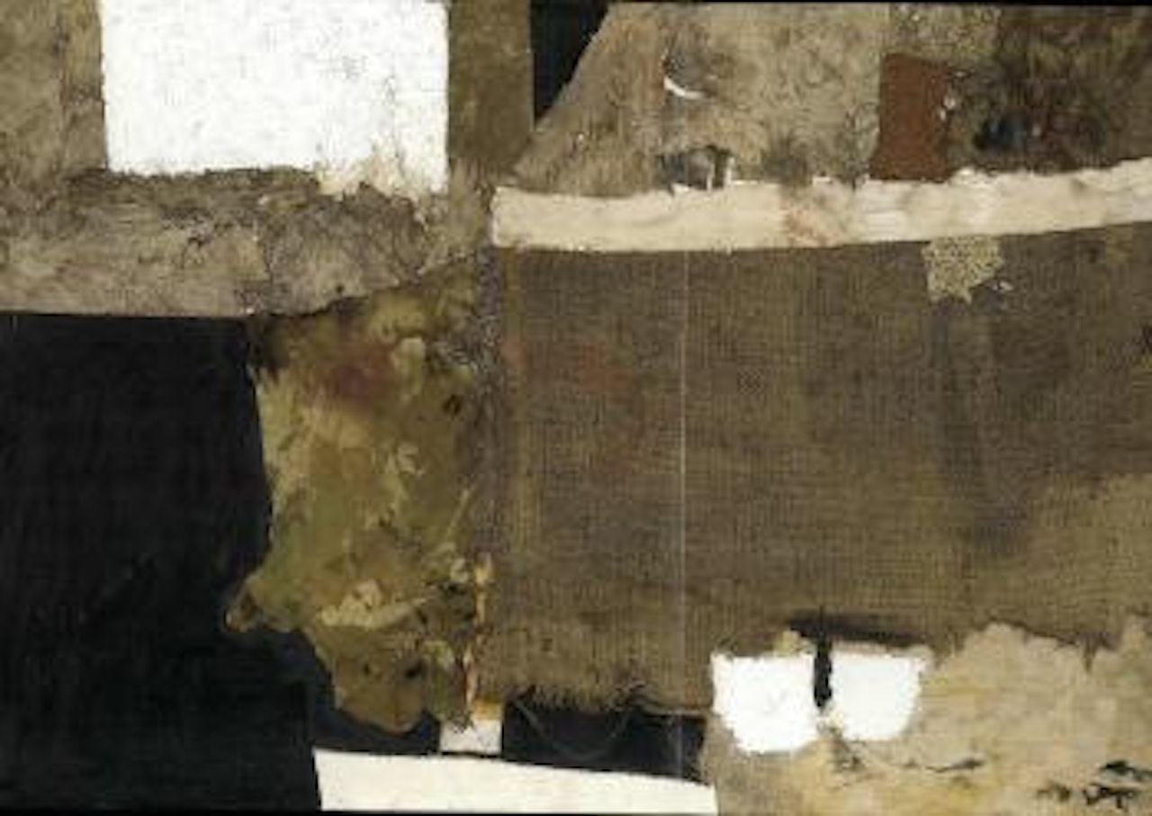 Sacco combustione by Alberto Burri