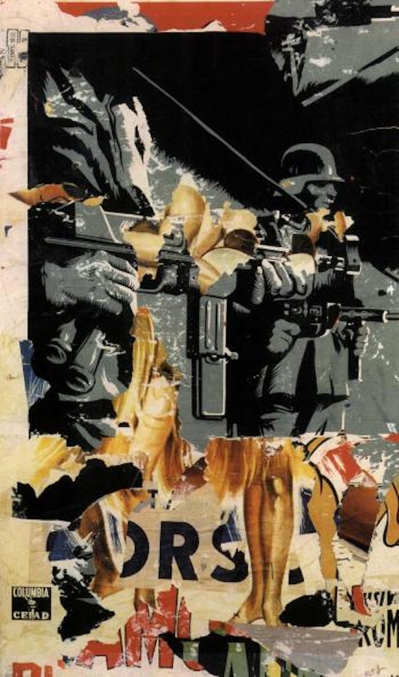 Eroi in allegria by Mimmo Rotella
