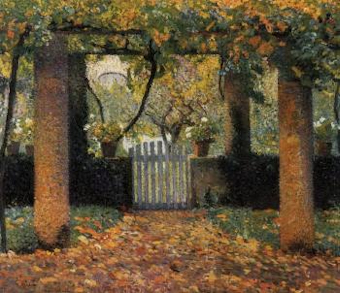 Porte de potager dans la tonnelle sud de Marquayrol by Henri Jean Guillaume Martin
