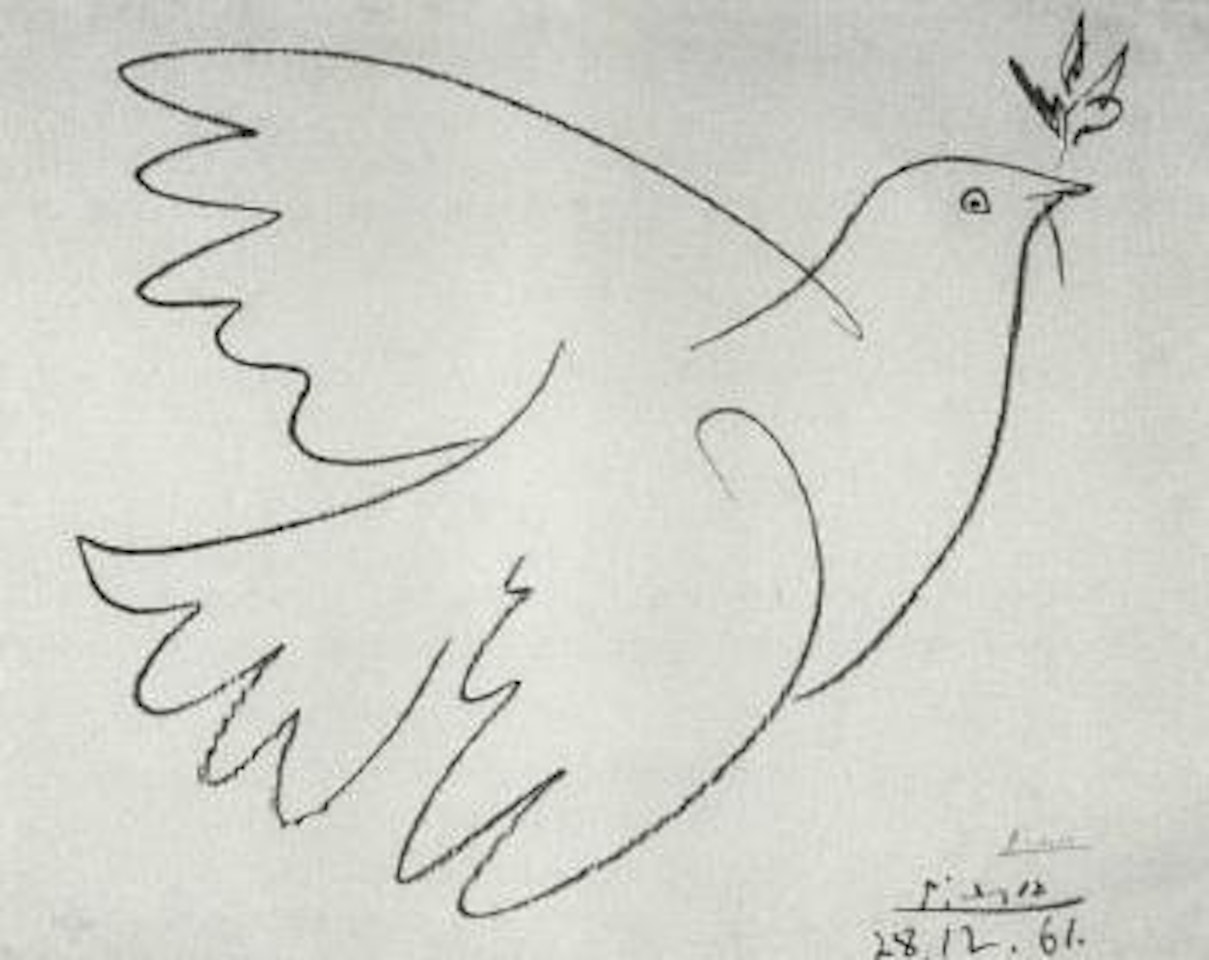 Colombe volant by Pablo Picasso