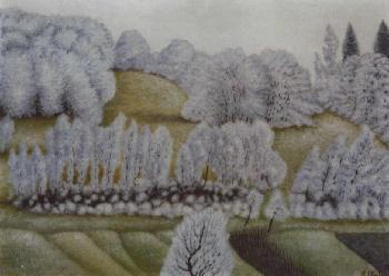 Rauhreif near Sandegg by Adolf Dietrich