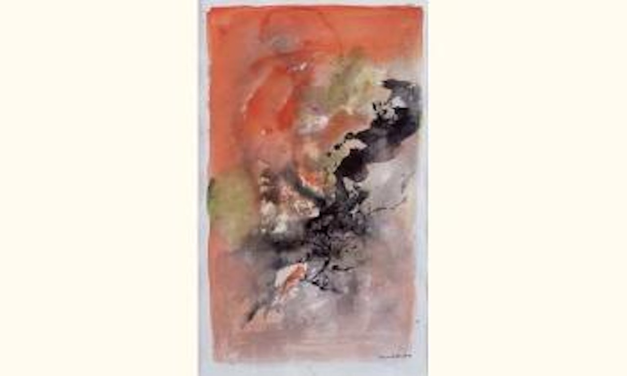 Composition by Zao Wou-Ki