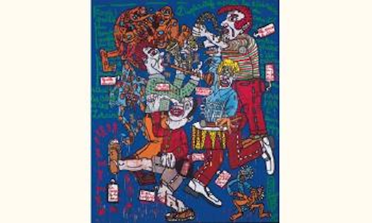 Fete a Marcel by Robert Combas