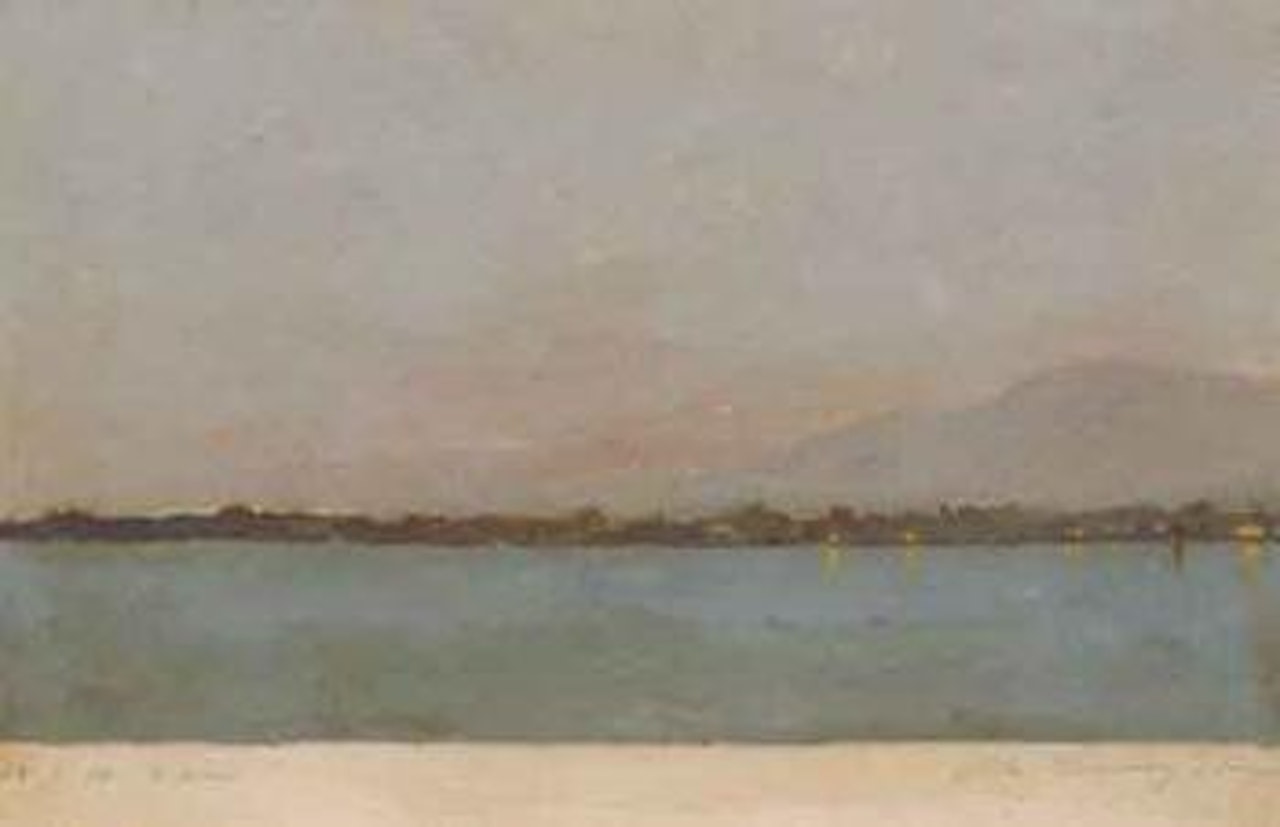 Nile evening by Tim Storrier