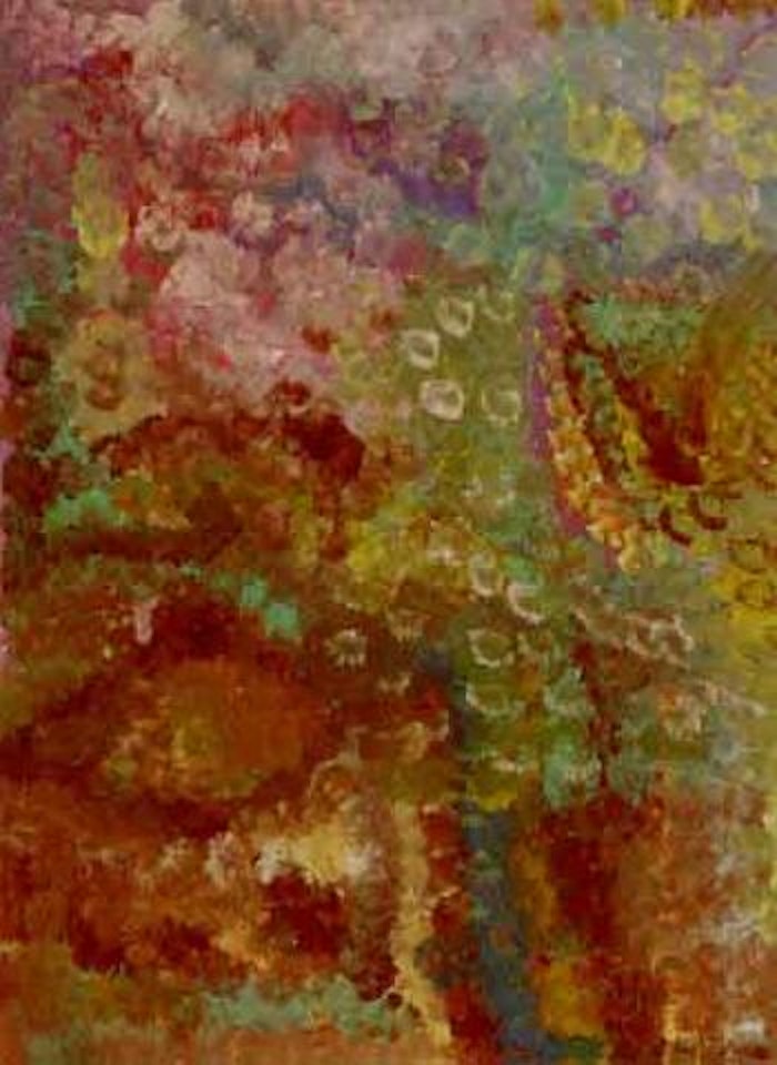 Wild potato dreaming 1995 by Emily Kame Kngwarreye