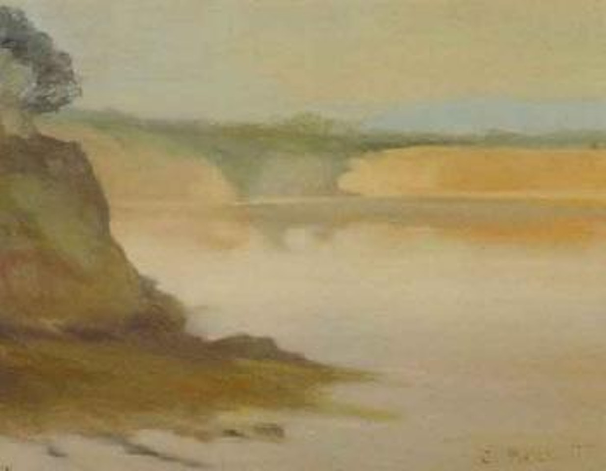 Beaumaris seascape by Clarice Beckett
