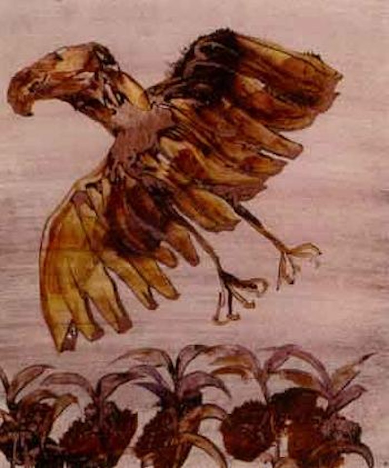 Bird in flight by Sidney Nolan