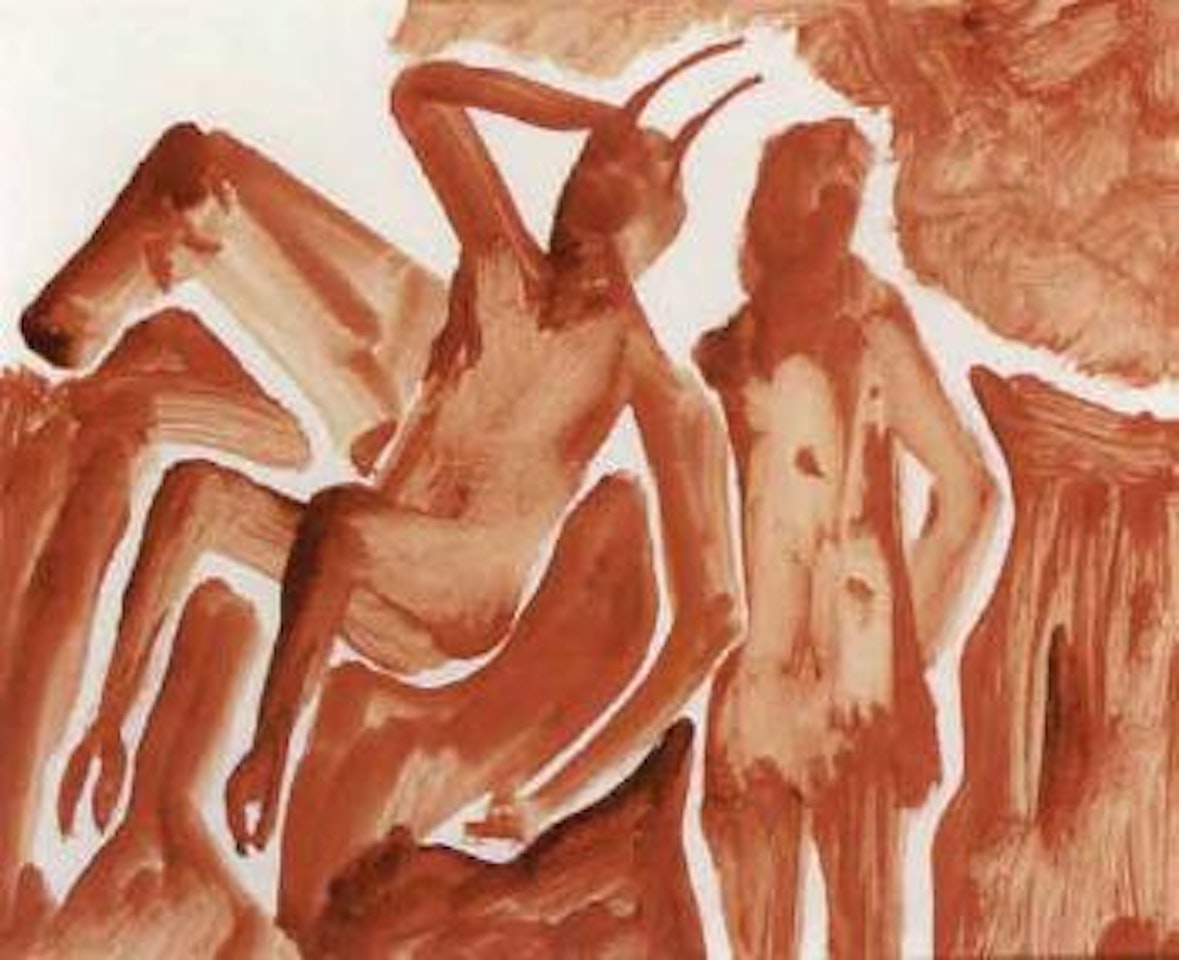Pan and horse by Sidney Nolan