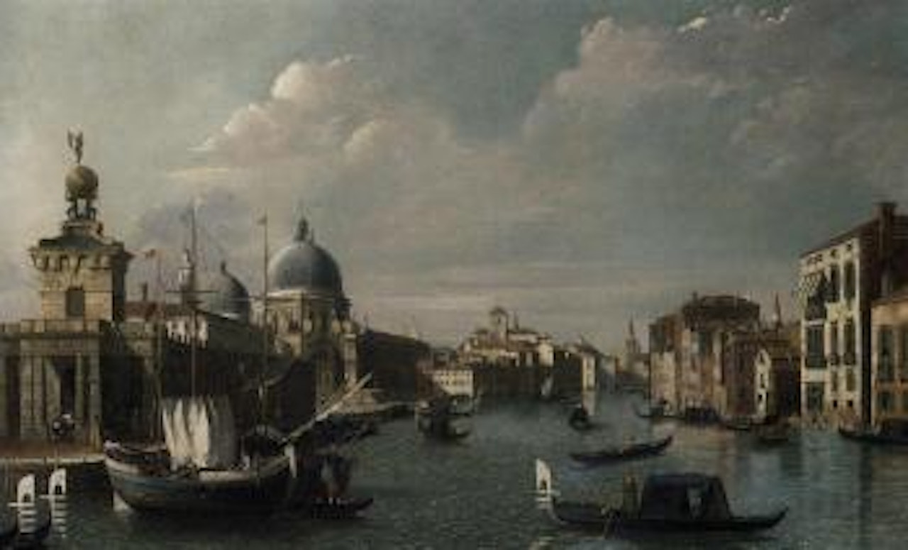 Entrance to the Grand Canal Venice by Canaletto