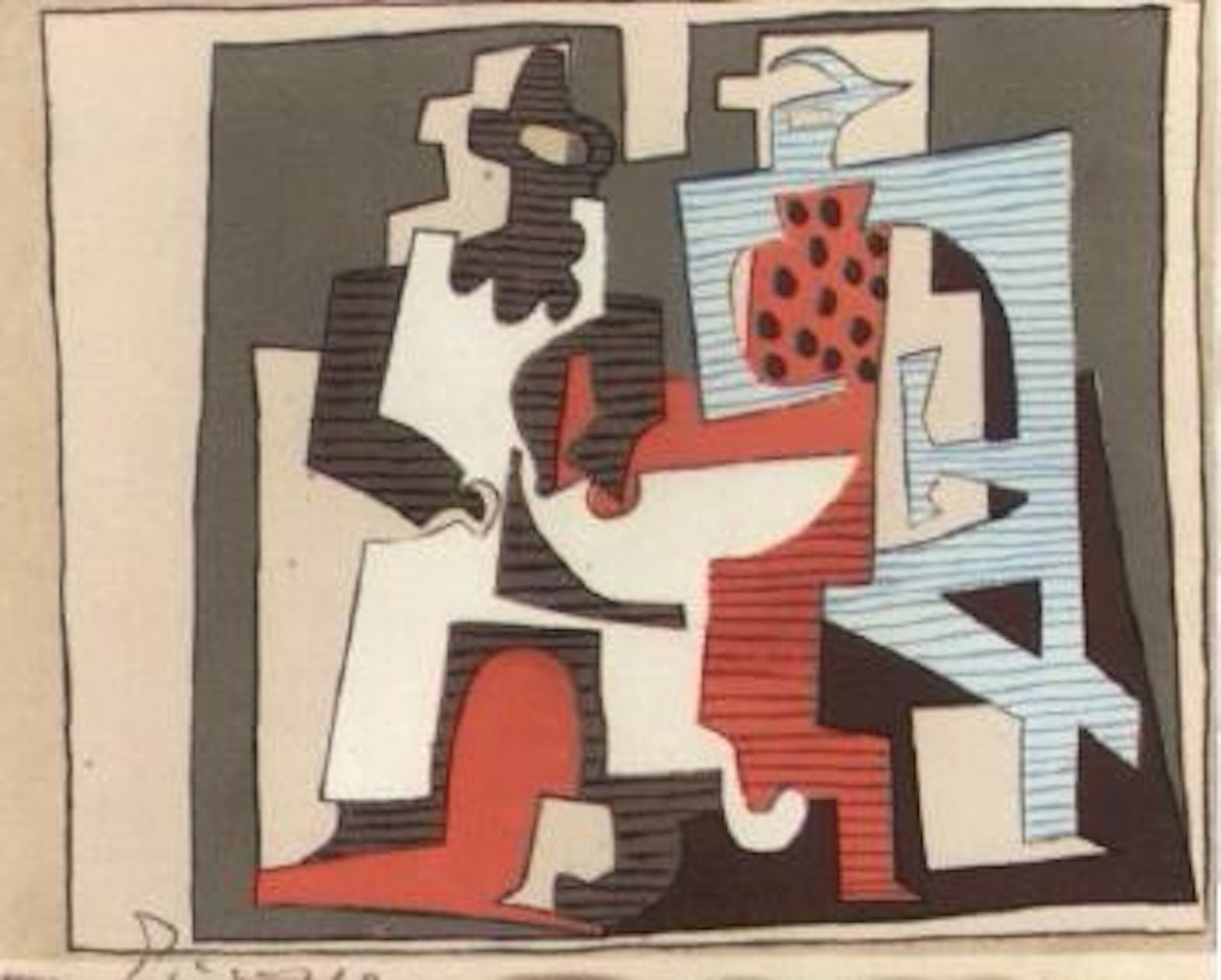 Composition with two figures by Pablo Picasso