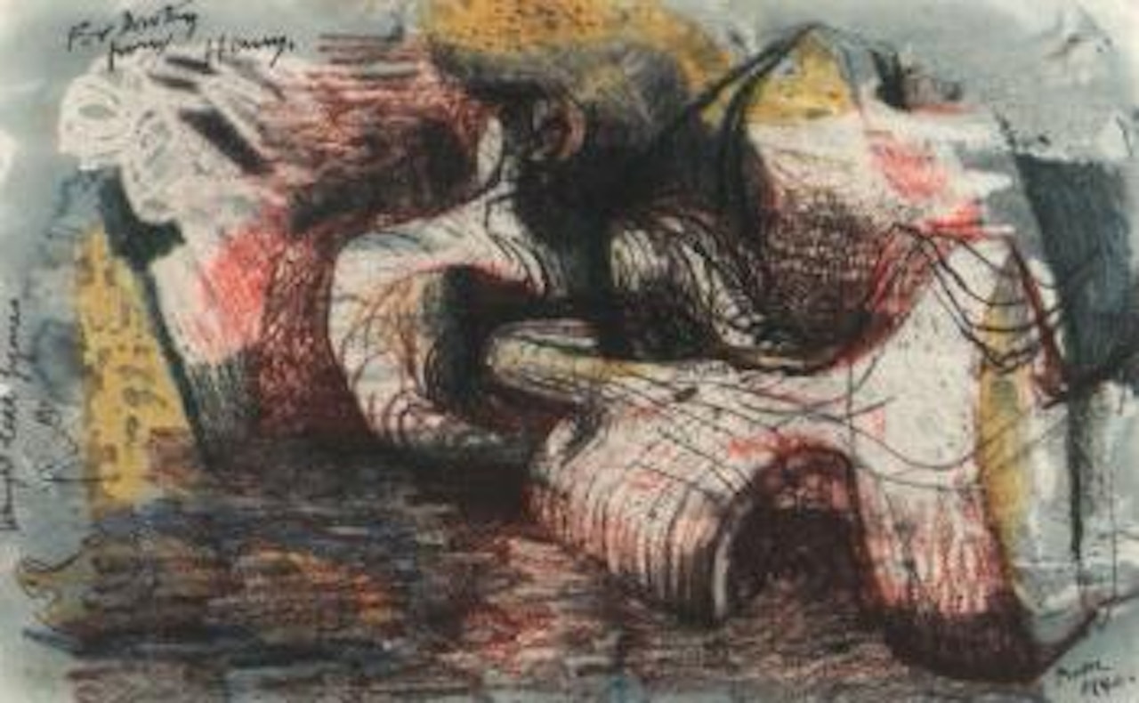 Reclining figure by Henry Moore