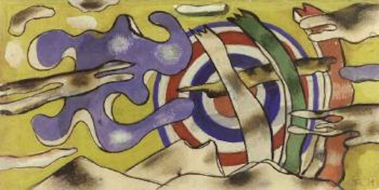 L'avion dans les nuages by Fernand Leger