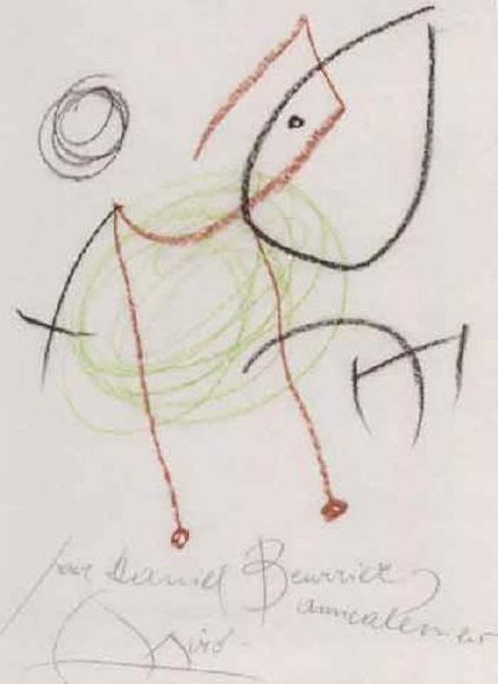 Personnage oiseau by Joan Miró