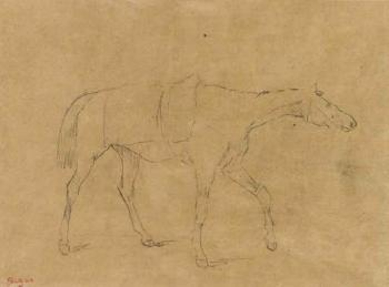 Apres la course by Edgar Degas