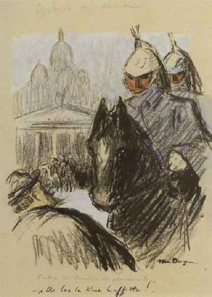 A Bas le rue laffitte ! by Kees van Dongen