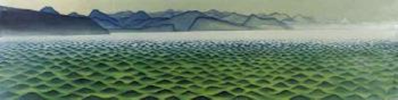 Headlands and seascape by Michael Smither