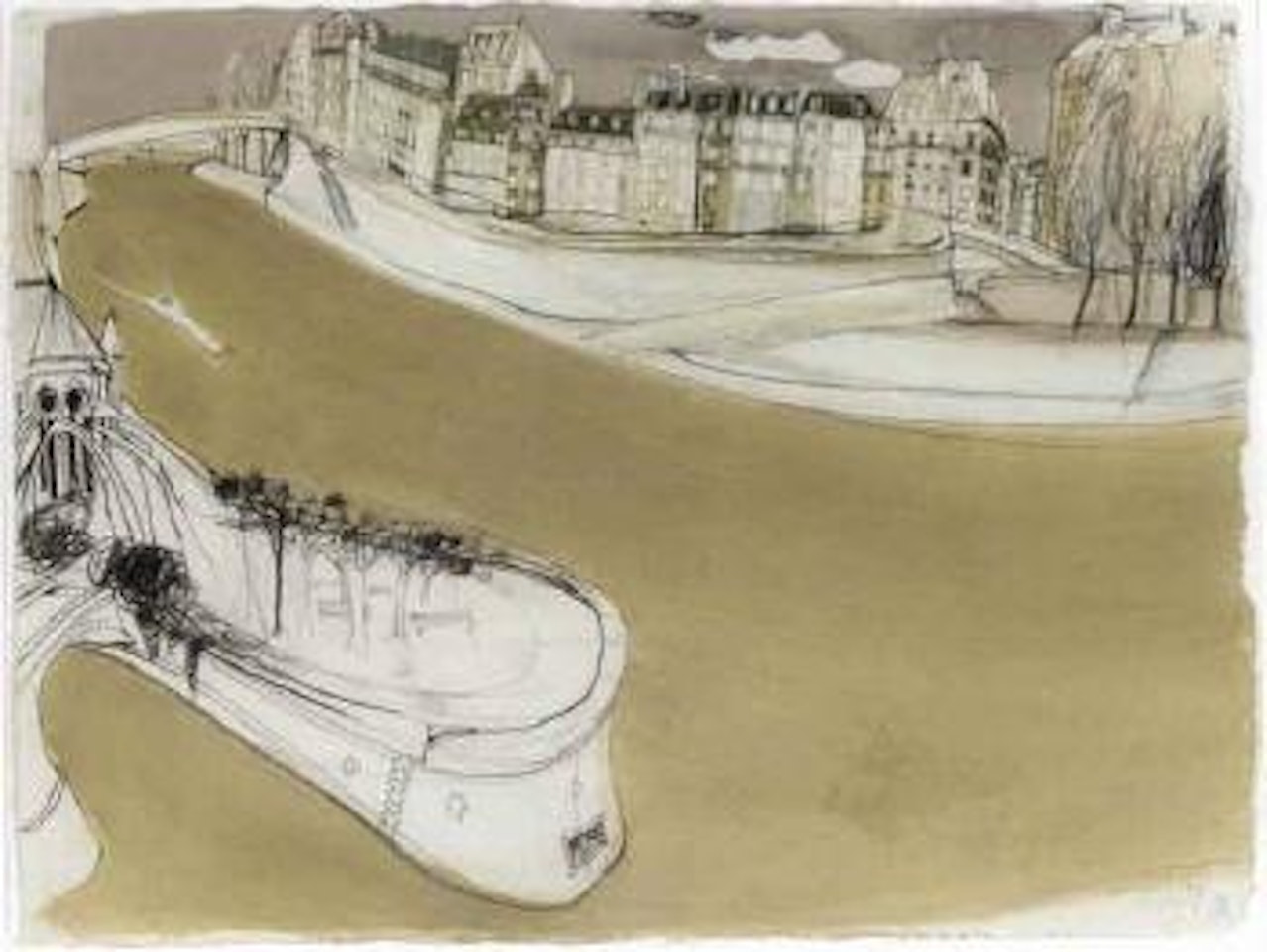 Afternoon on the I'Ile-St-Louis by Brett Whiteley