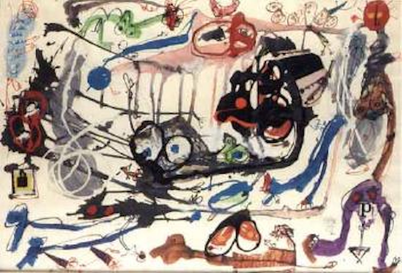 Composition by Antonio Saura