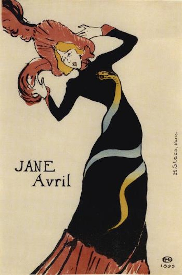 Jane Avril by Henri de Toulouse-Lautrec