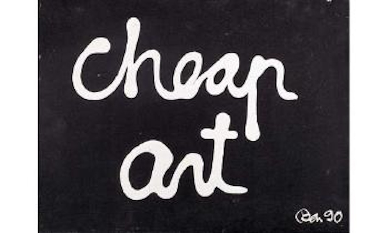 Cheap art by Ben Vautier