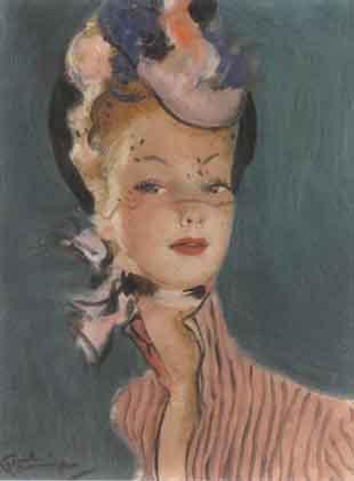 Portrait de jeune femme by Jean Gabriel Domergue