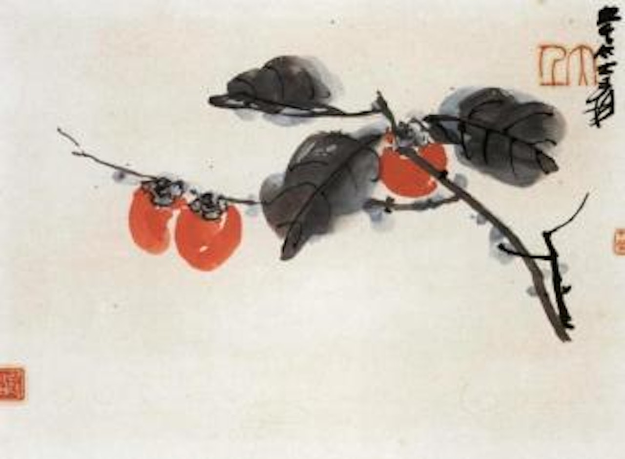 Persimmons by Zhang Daqian