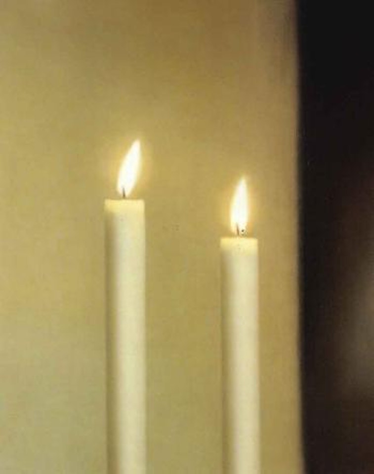 Zwei kerzen - two candles by Gerhard Richter