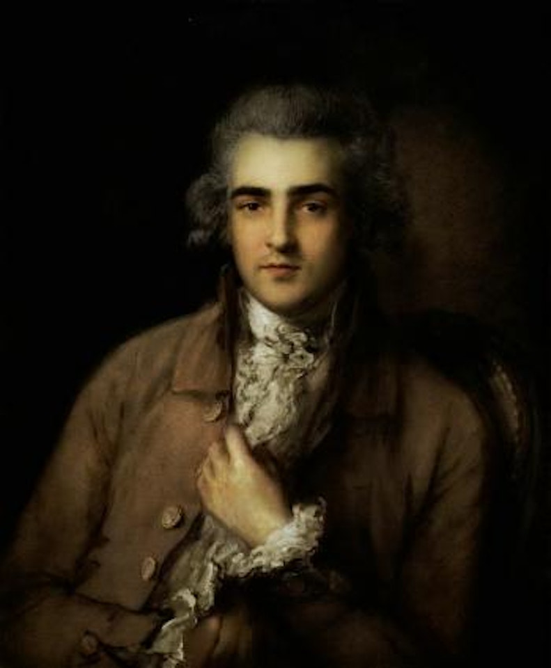 Portrait of Richard Tickell, wearing a brown coat by Thomas Gainsborough