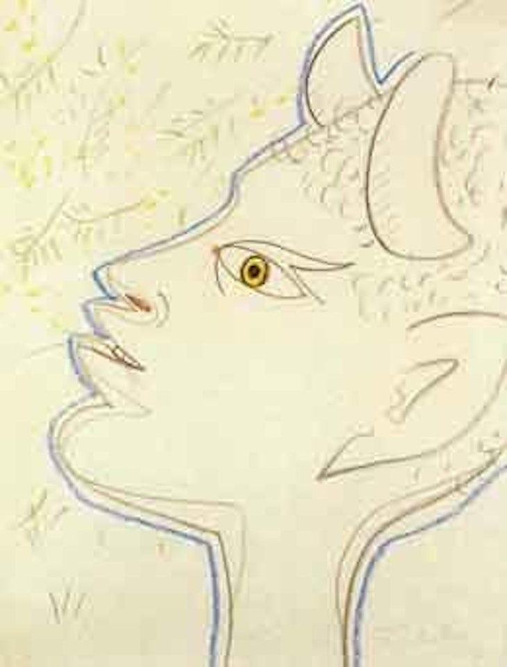 Profil de faune by Jean Cocteau