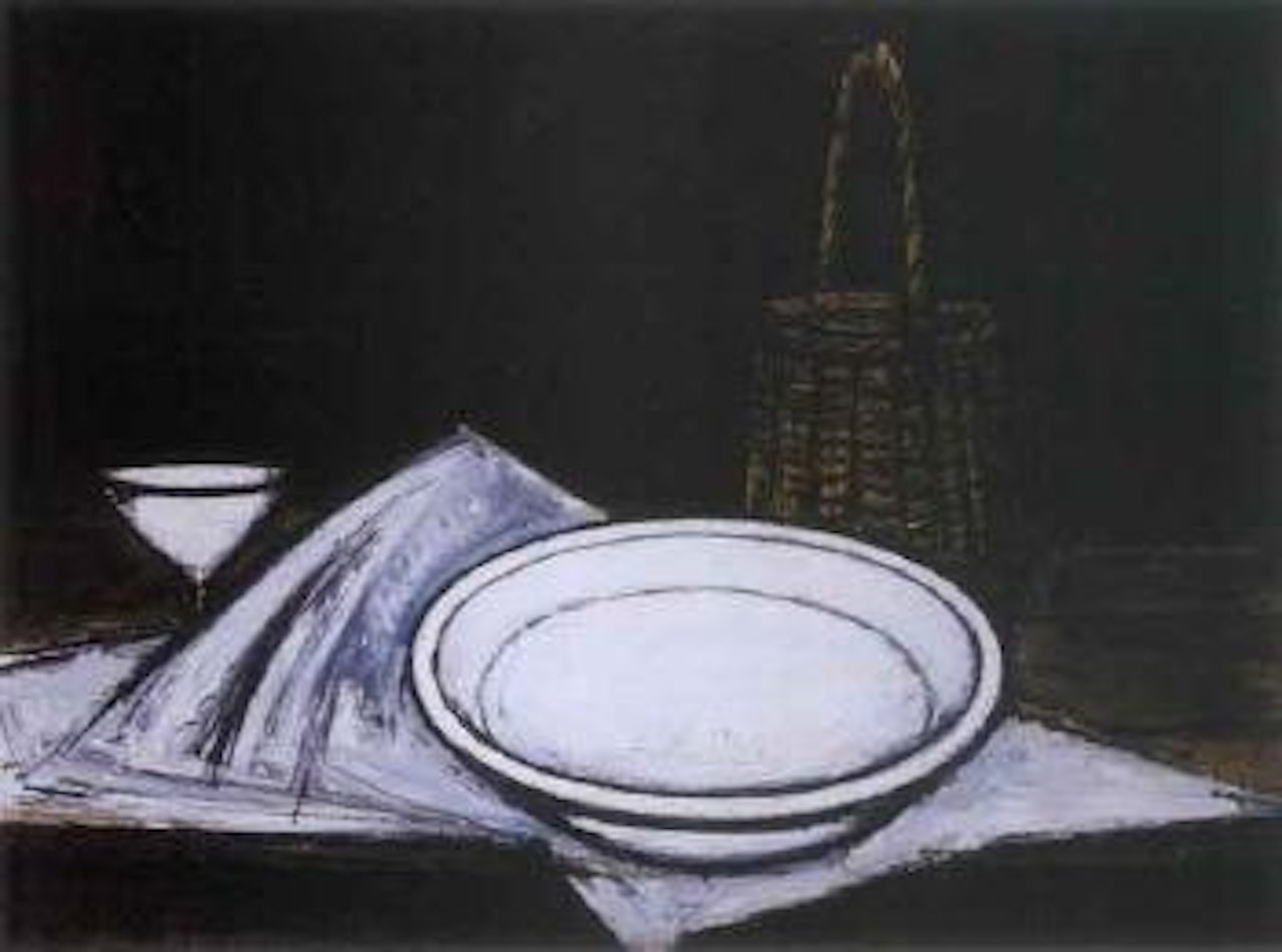 Nature morte au plat blanc by Bernard Buffet