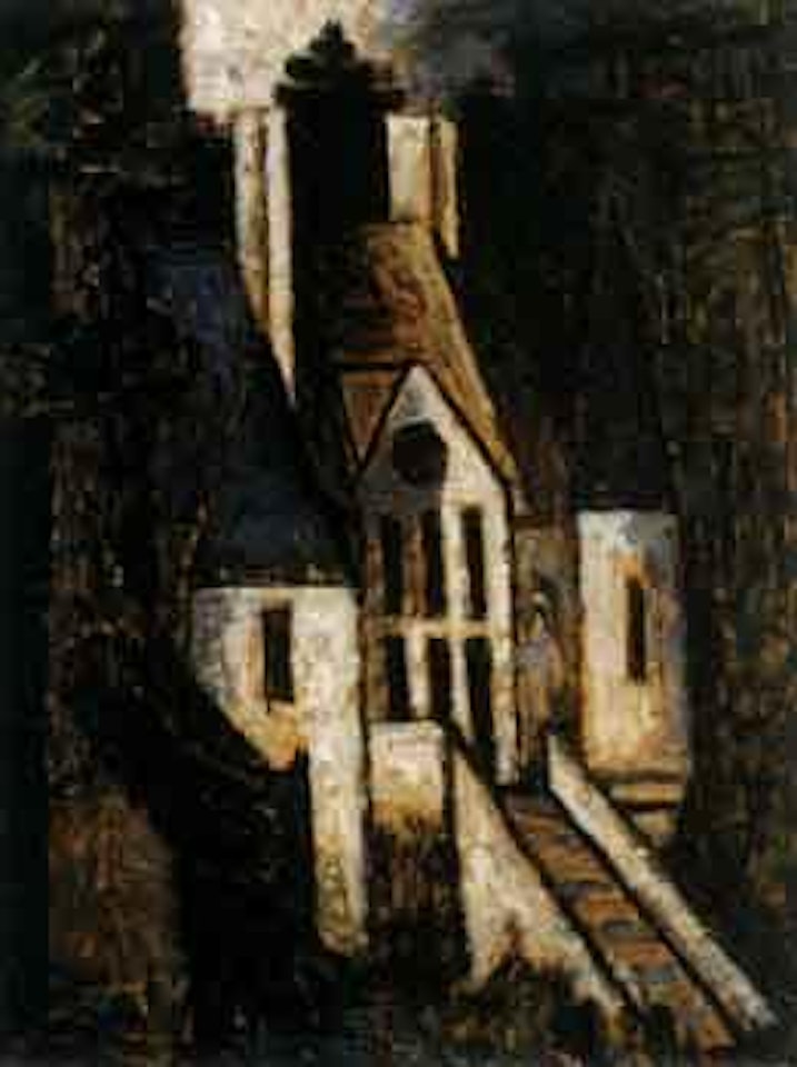 Chateau dans les Sapins by Marcel Gromaire