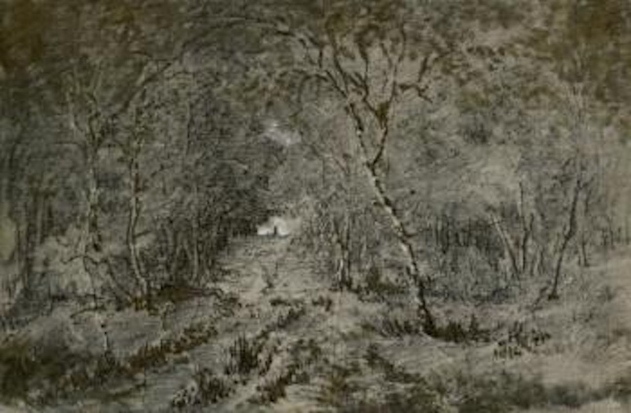 Allee sous bois by Théodore Rousseau