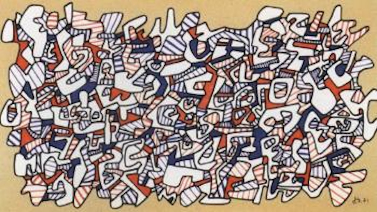 Polymorphie X by Jean Dubuffet